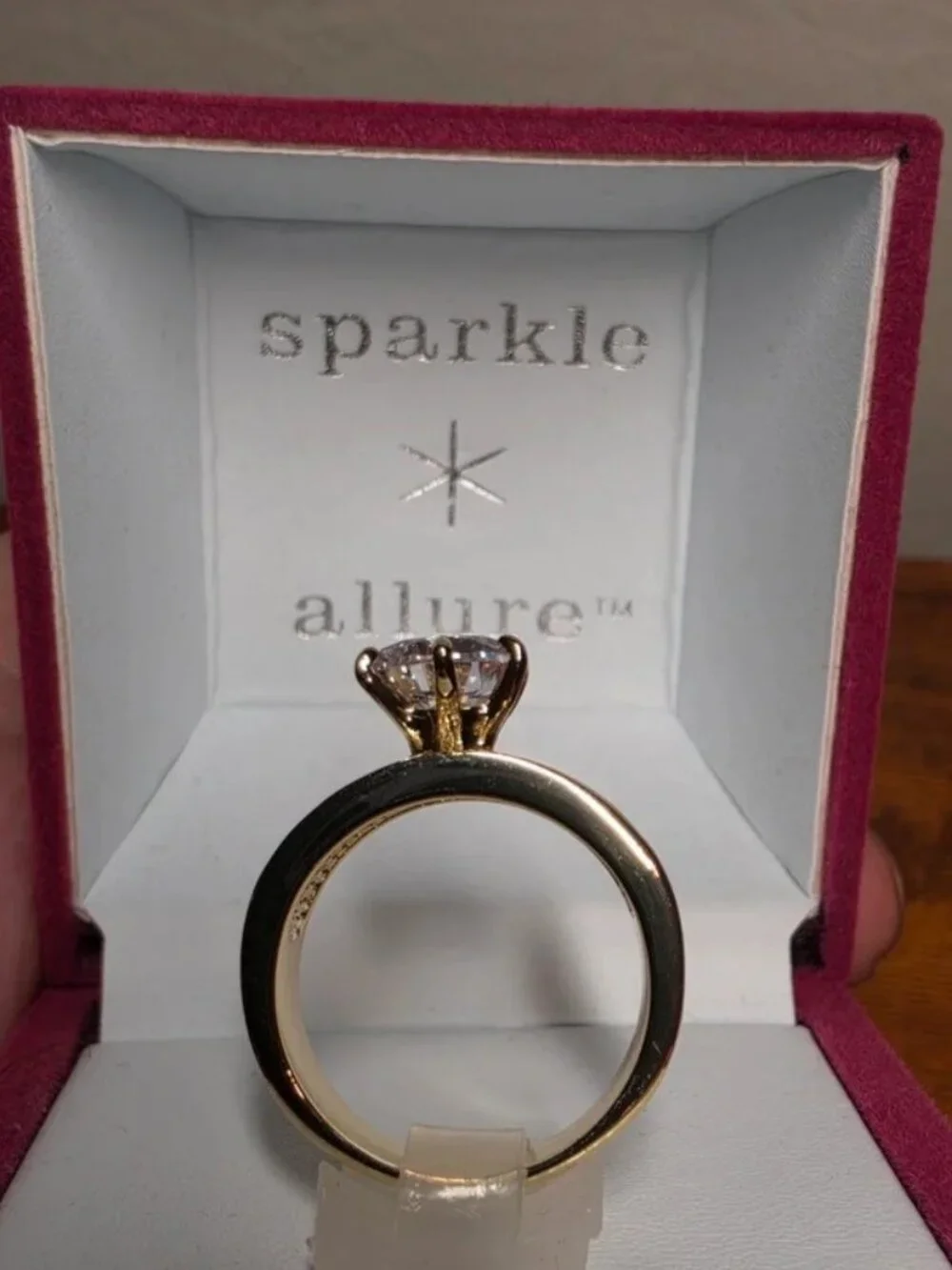 Sparkle Allure 14kt Gold Plated Ring